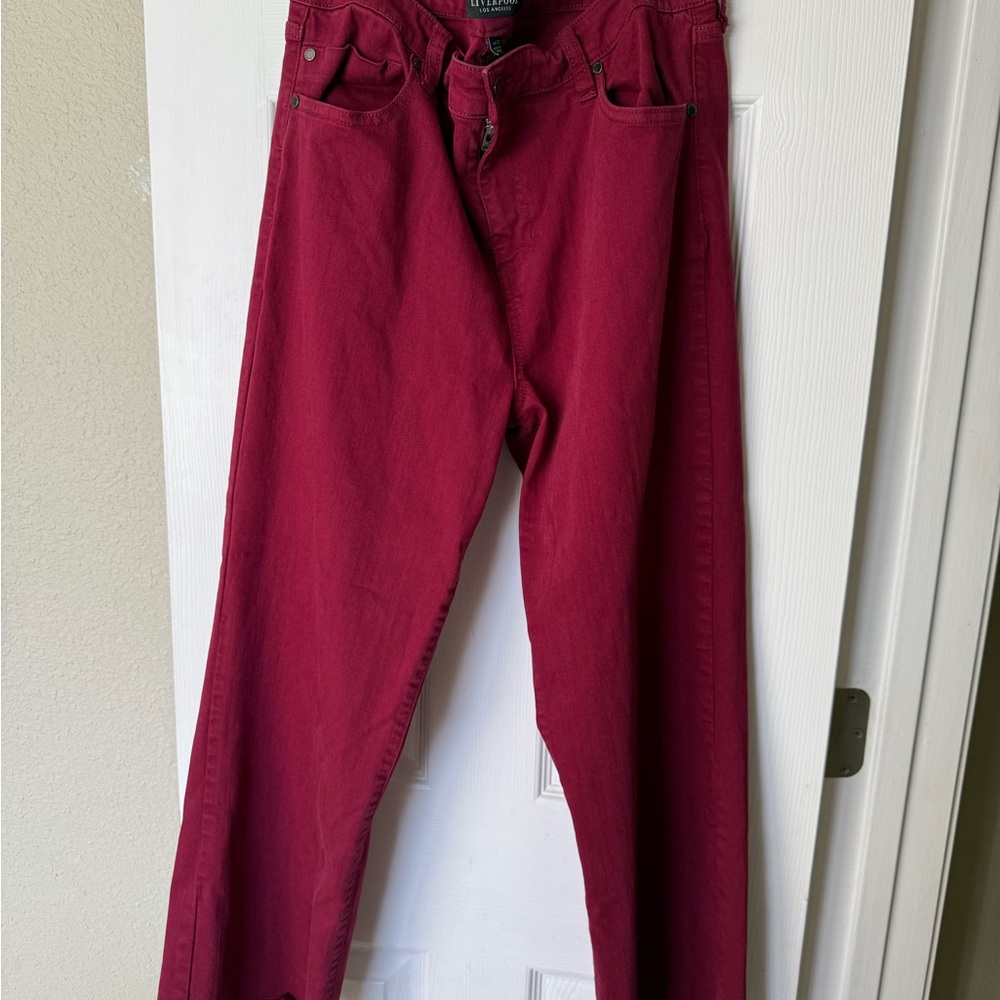 Liverpool Deep Red Jeans